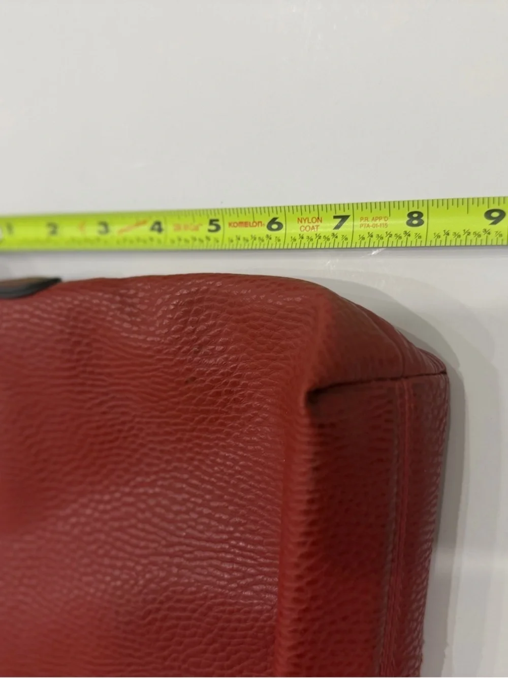 STYLE & CO Red Crossbody Bag Belt Detail Faux Leather Chic Everyday